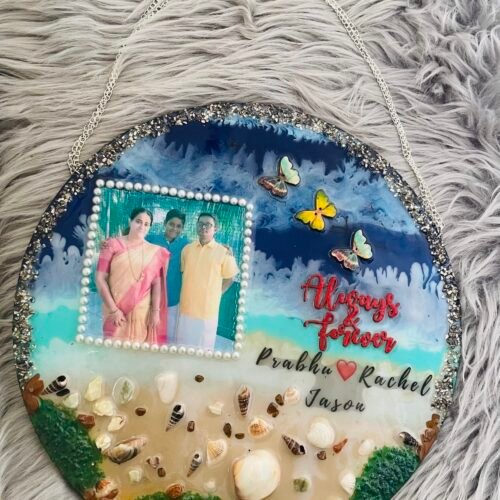 Customised Family Photo Frame Ocean Theme