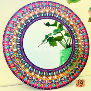 Face Mirror Dot Mandala Painting